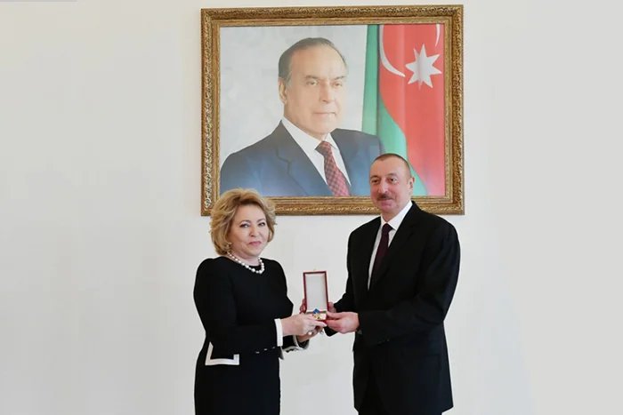 Ilham Aliyev presents Order 