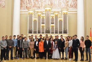 Nurbek Satvaldiev holds annual meeting with students of St. Petersburg universities in Tavricheskiy Palace