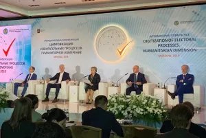 Head of the IPA CIS Council Secretariat participates in the conference on digitalization of the electoral processes